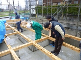 上棟　デザイン　住宅